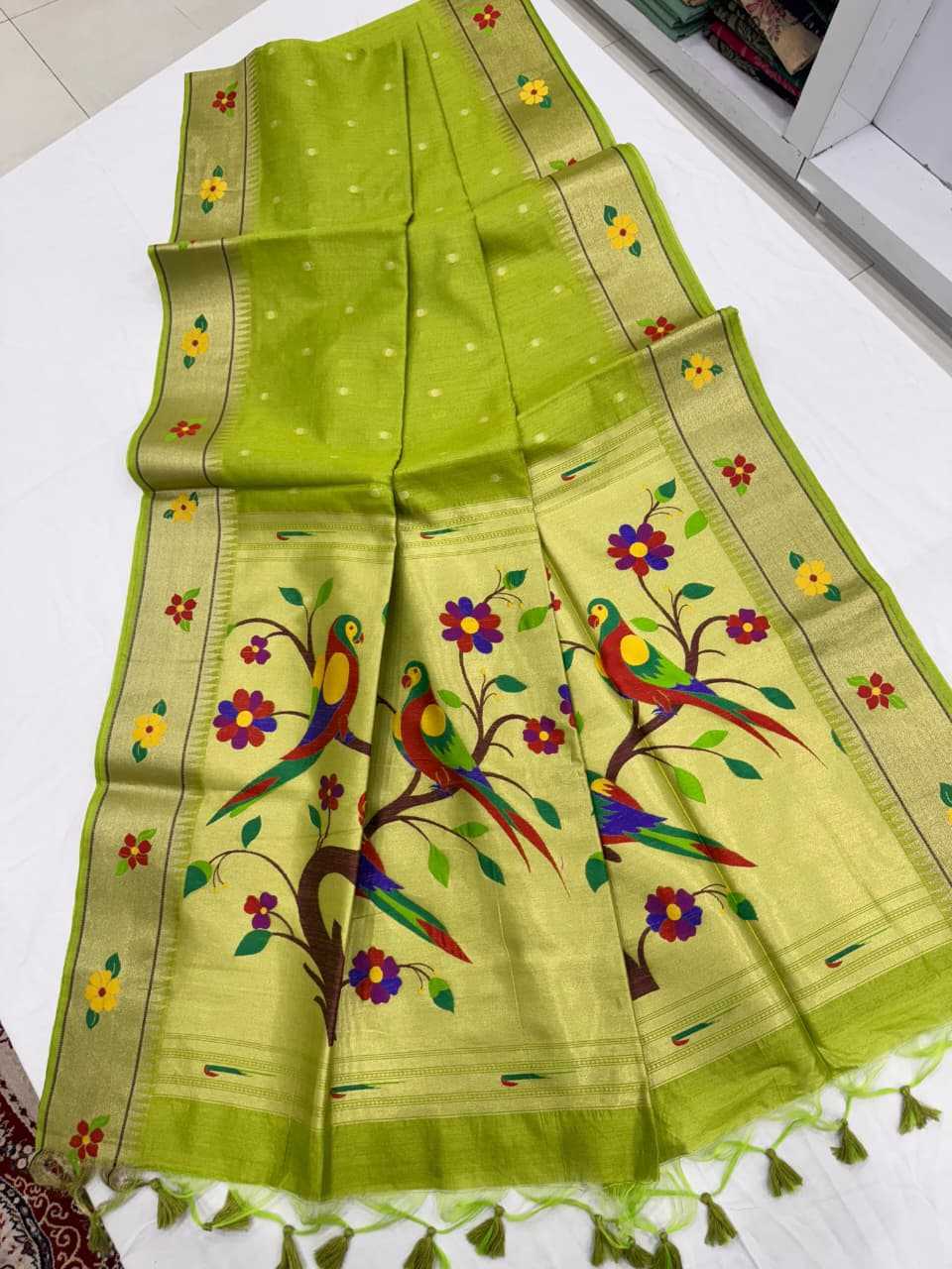 Phoolmala Paithani Soft Silk Saree