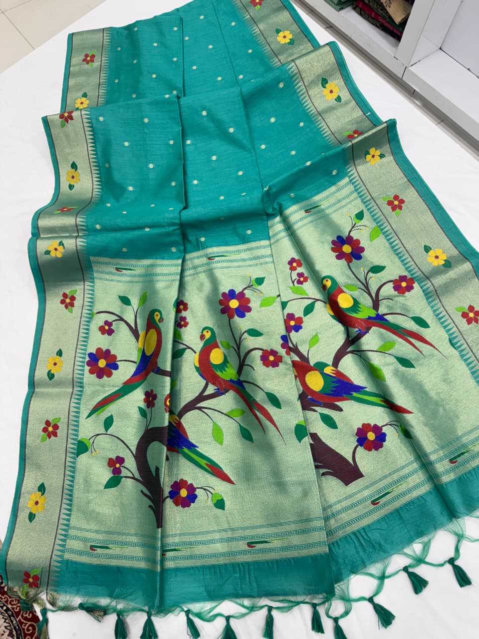 Phoolmala Paithani Soft Silk Saree