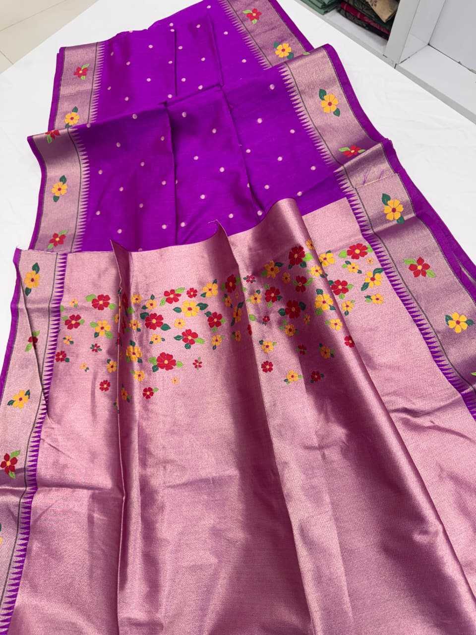 Phoolmala Paithani Soft Silk Saree