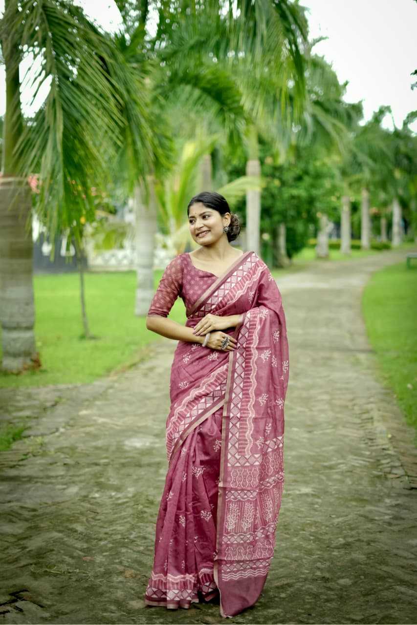 Pretty Soft Silk Zari Border Saree