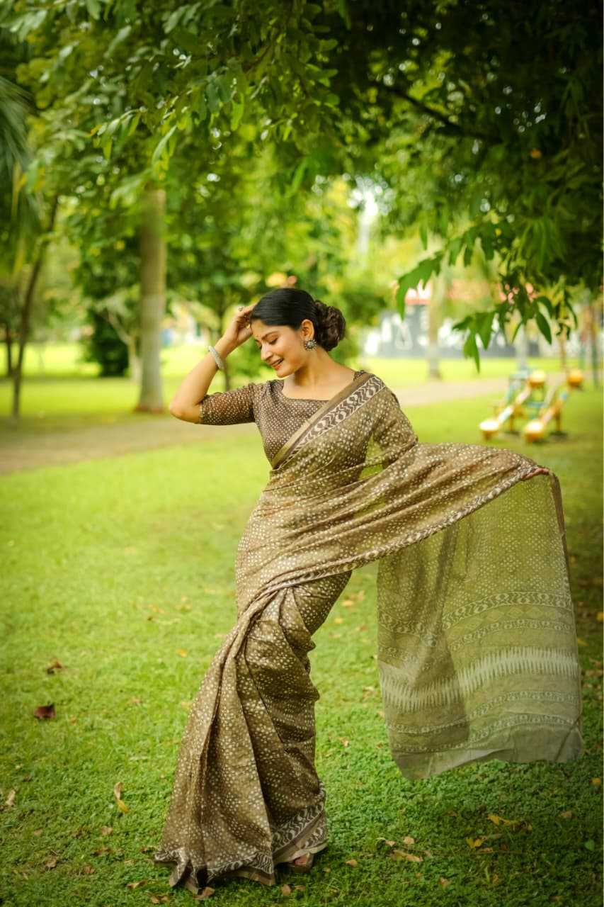 Pretty Soft Silk Zari Border Saree