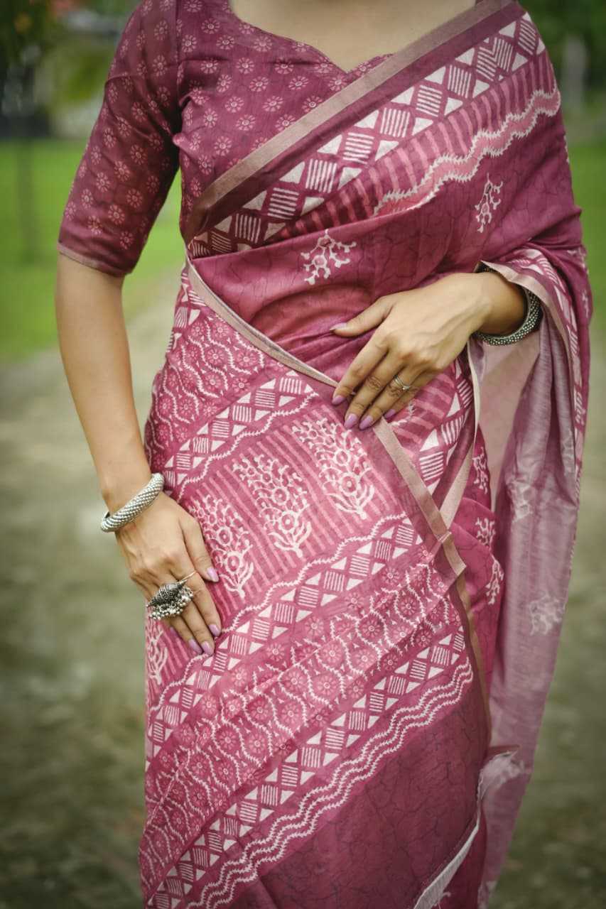 Pretty Soft Silk Zari Border Saree