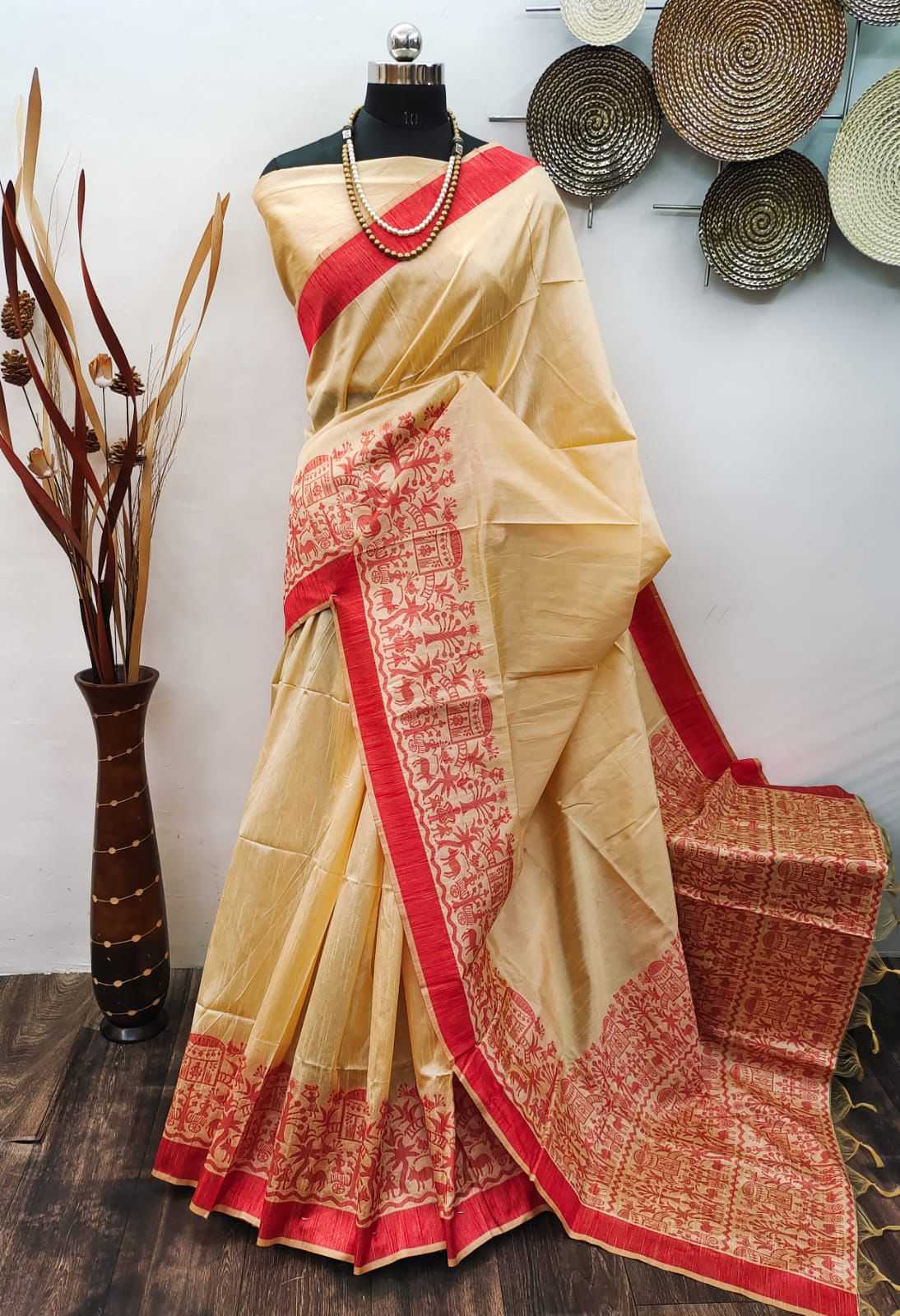 RAW Handloom Silk Saree