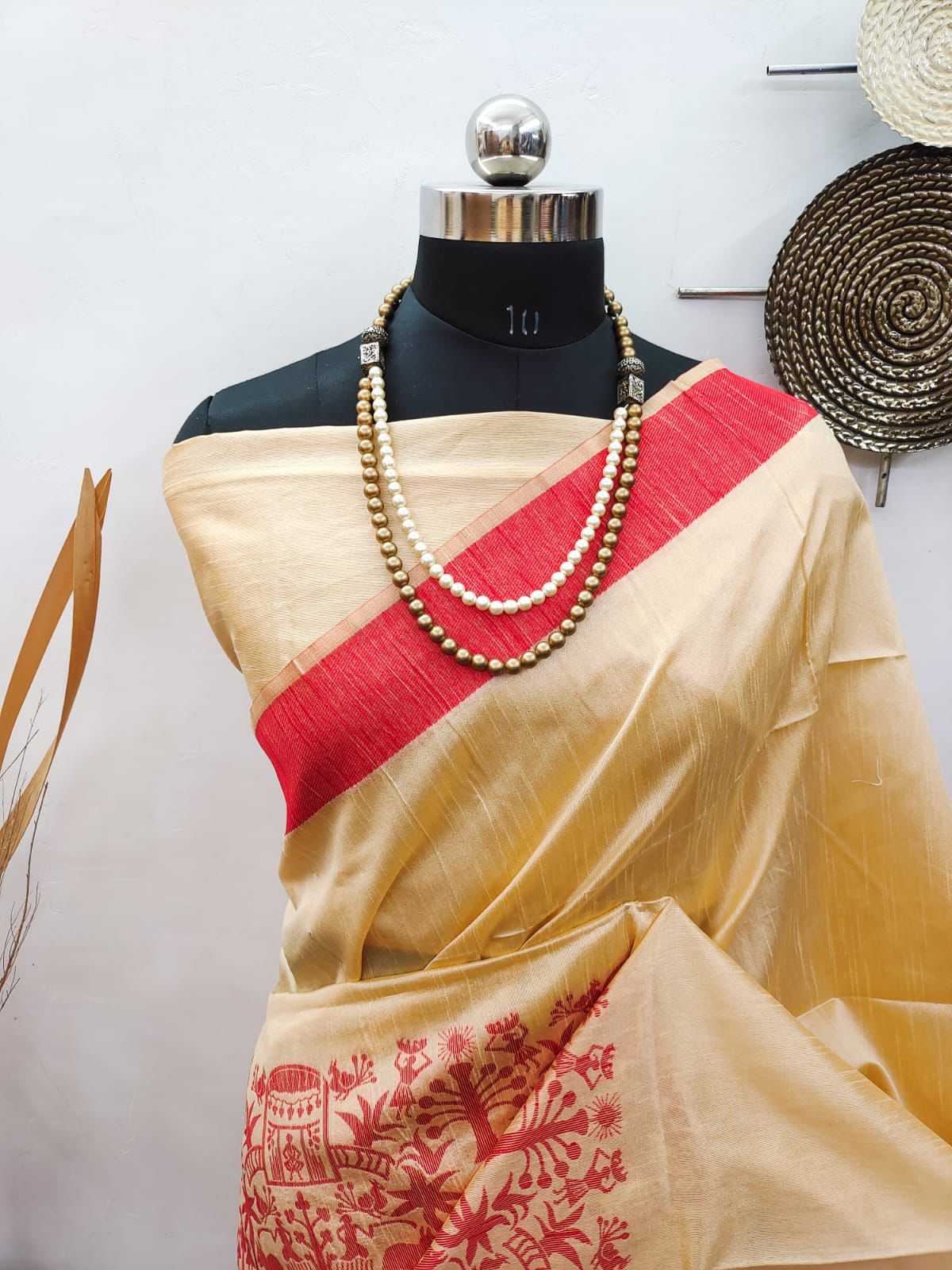 RAW Handloom Silk Saree