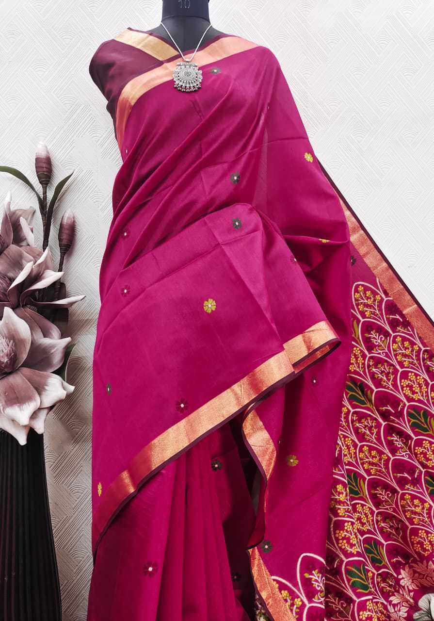 RAW Silk Butta Saree