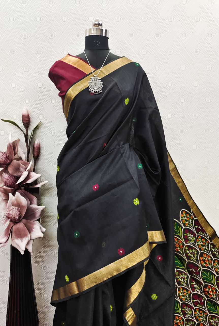 RAW Silk Butta Saree