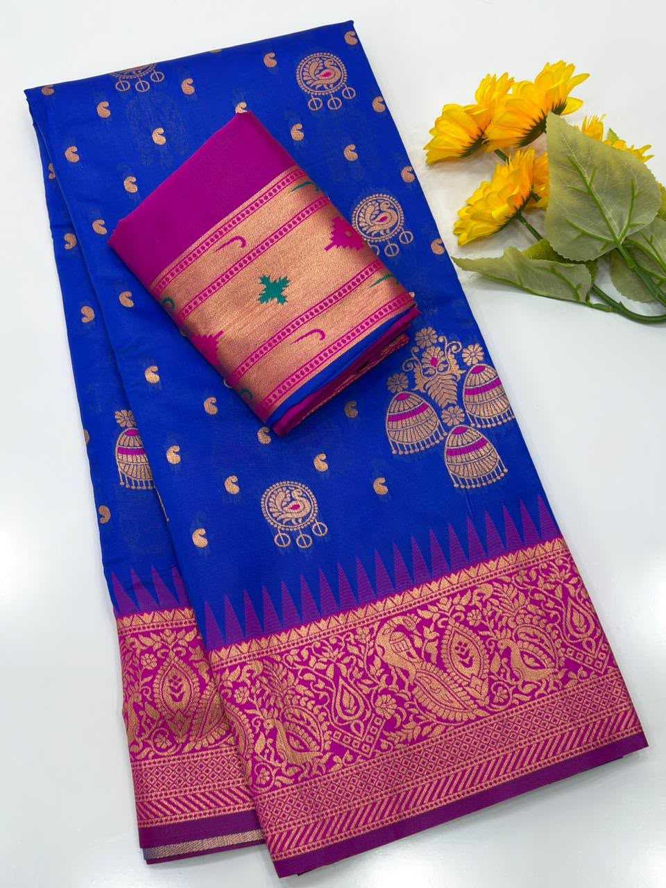 Rutrang Paithani Silk Saree