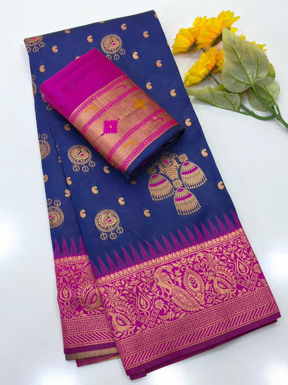 Rutrang Paithani Silk Saree
