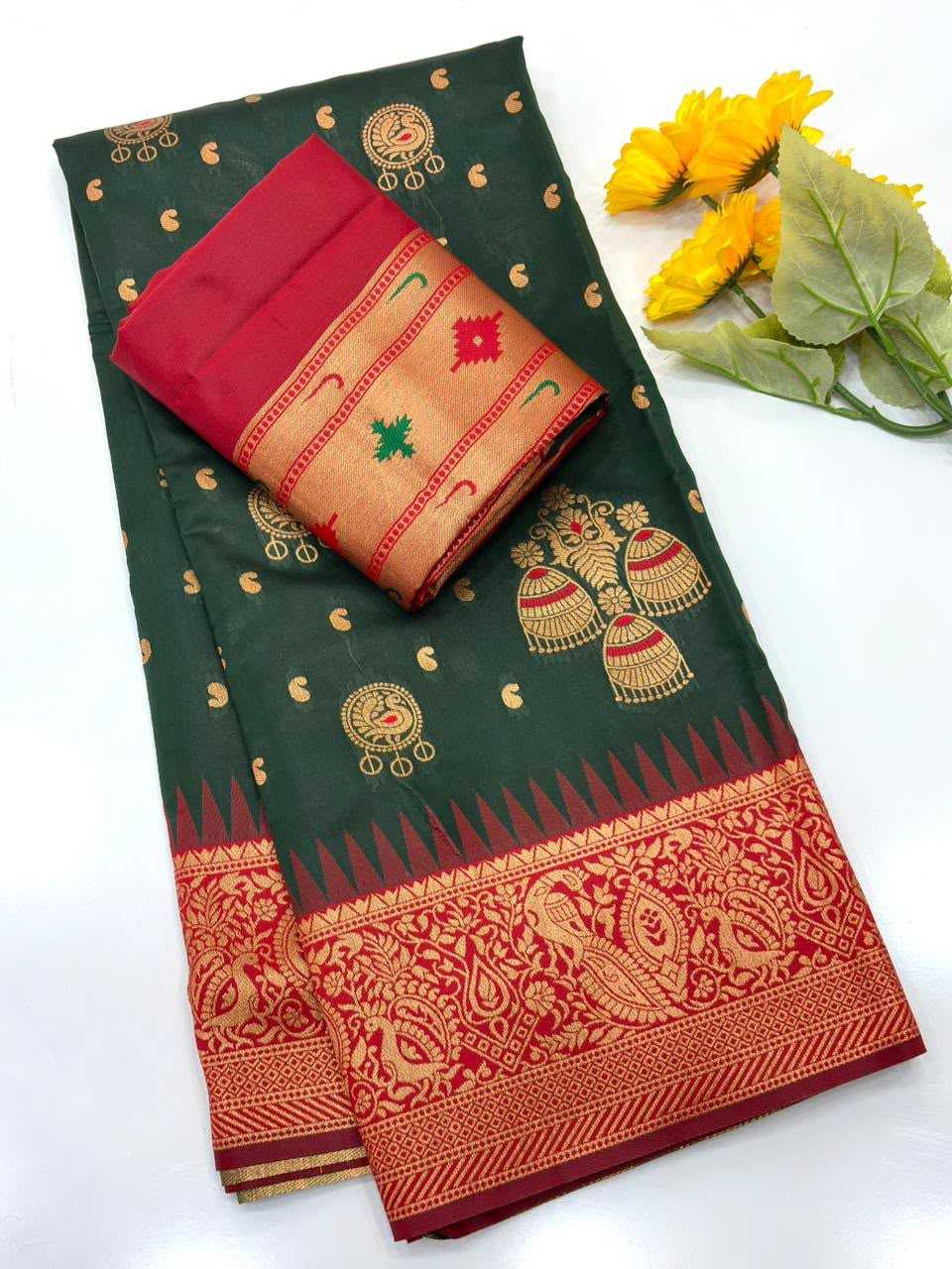 Rutrang Paithani Silk Saree
