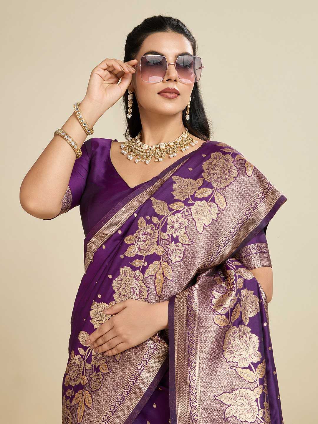 Sakina Kanjivaram Silk Kanjeevaram Saree
