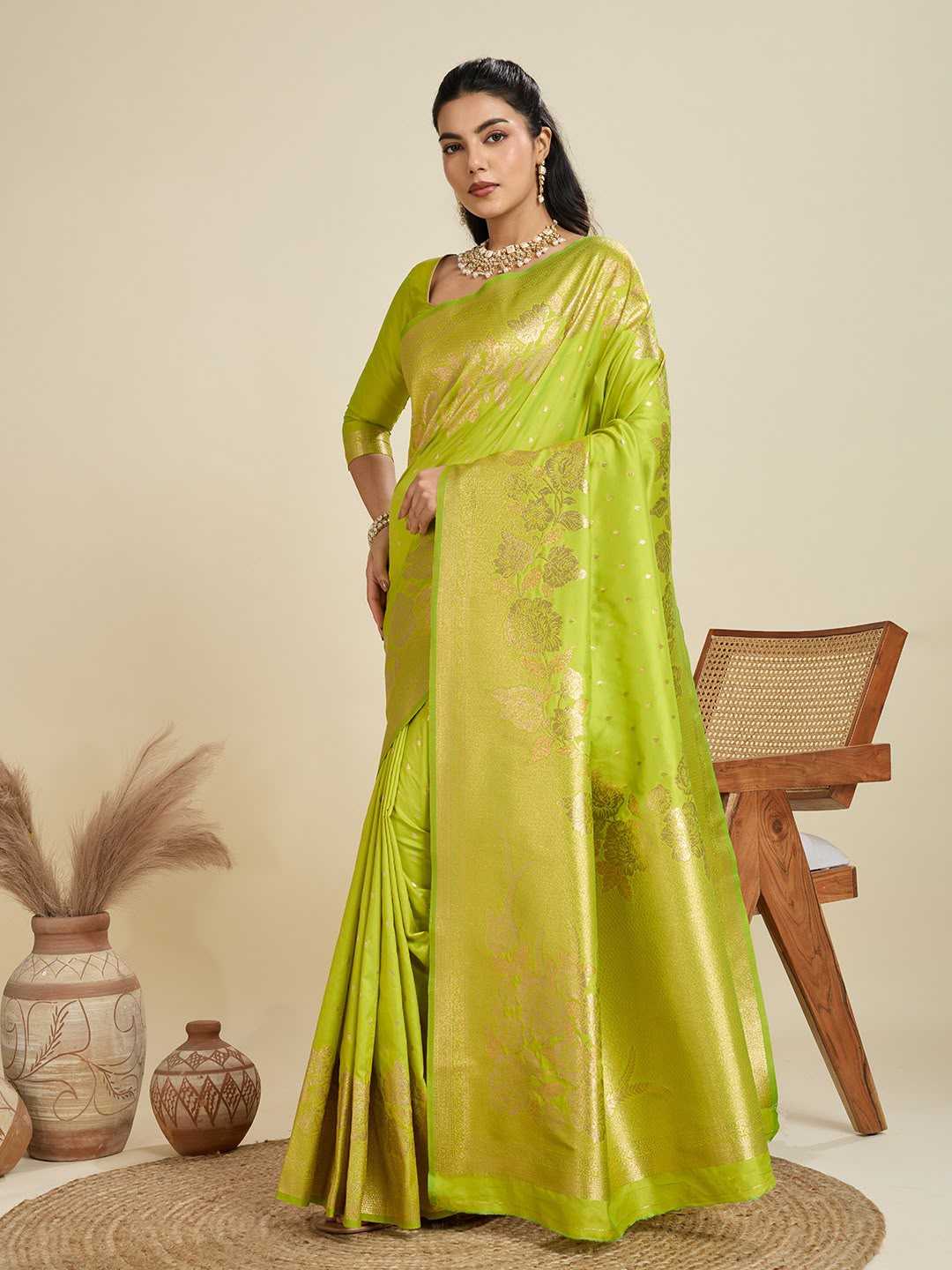 Sakina Kanjivaram Silk Kanjeevaram Saree