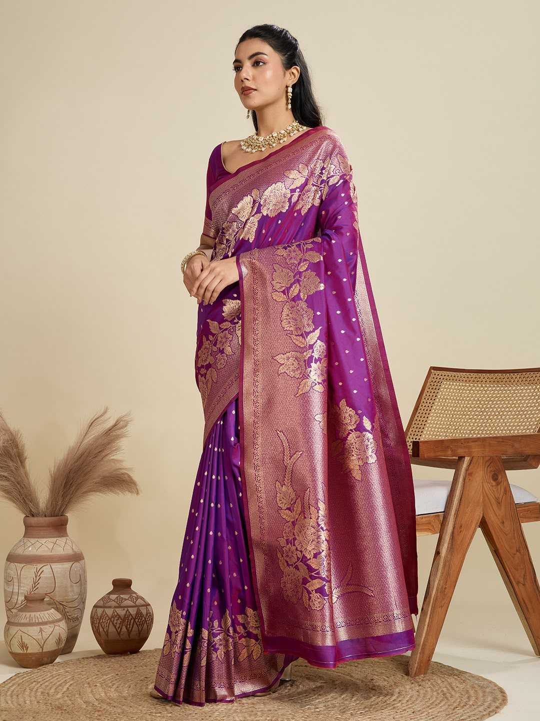 Sakina Kanjivaram Silk Kanjeevaram Saree