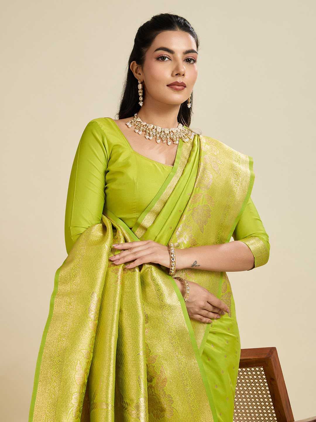 Sakina Kanjivaram Silk Kanjeevaram Saree