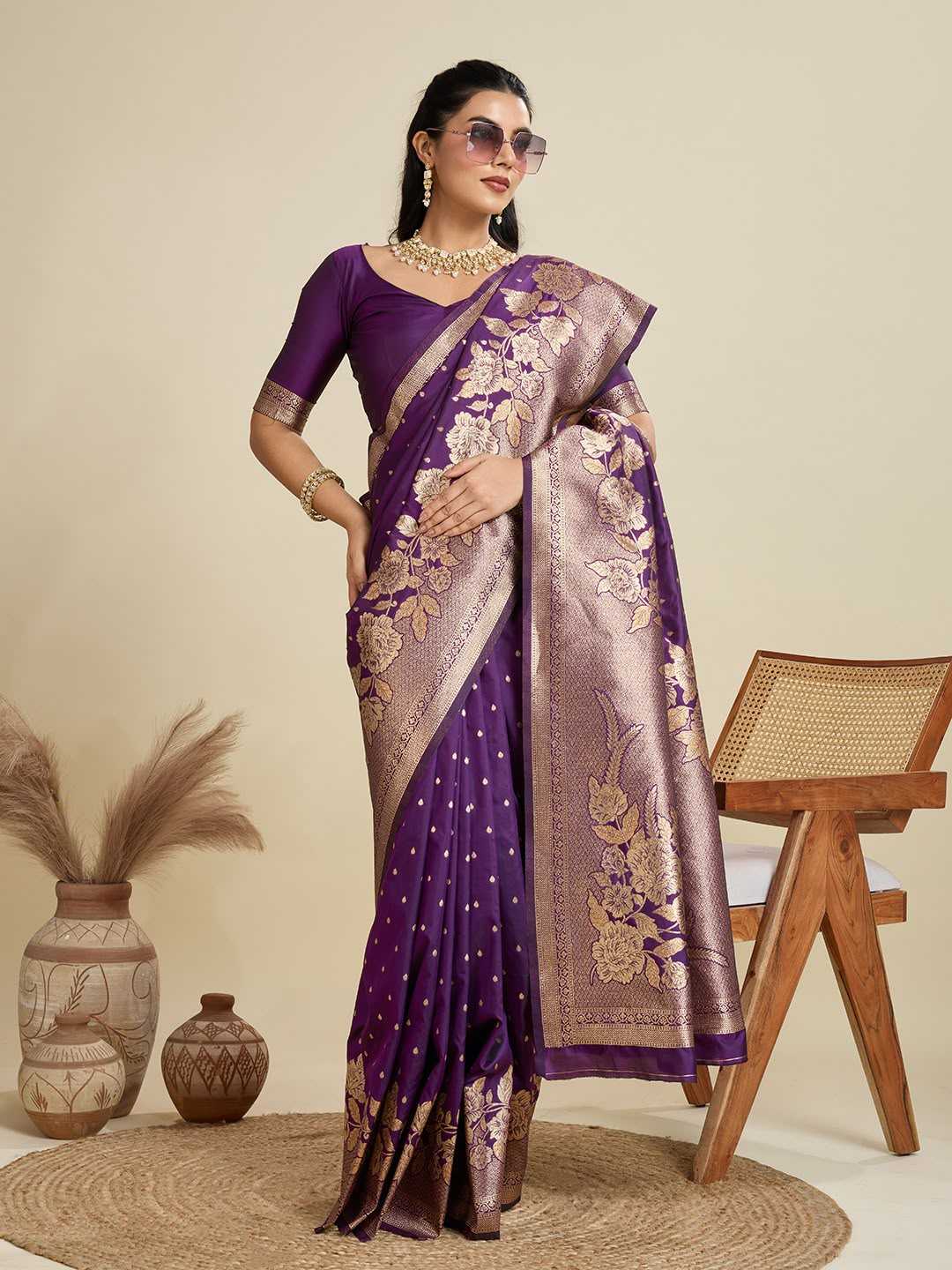 Sakina Kanjivaram Silk Kanjeevaram Saree