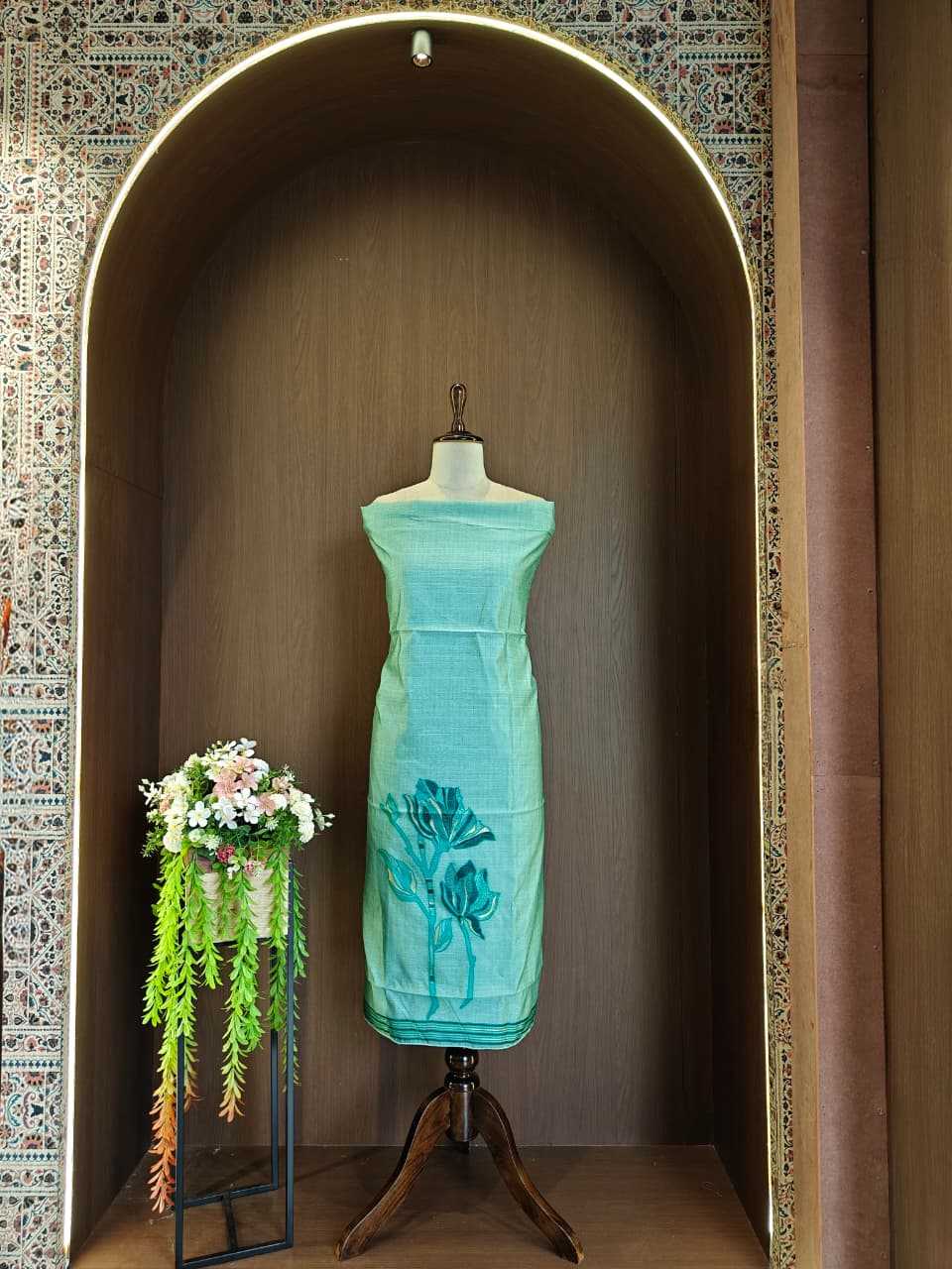 Soft Tussar Silk Party Wear Suit