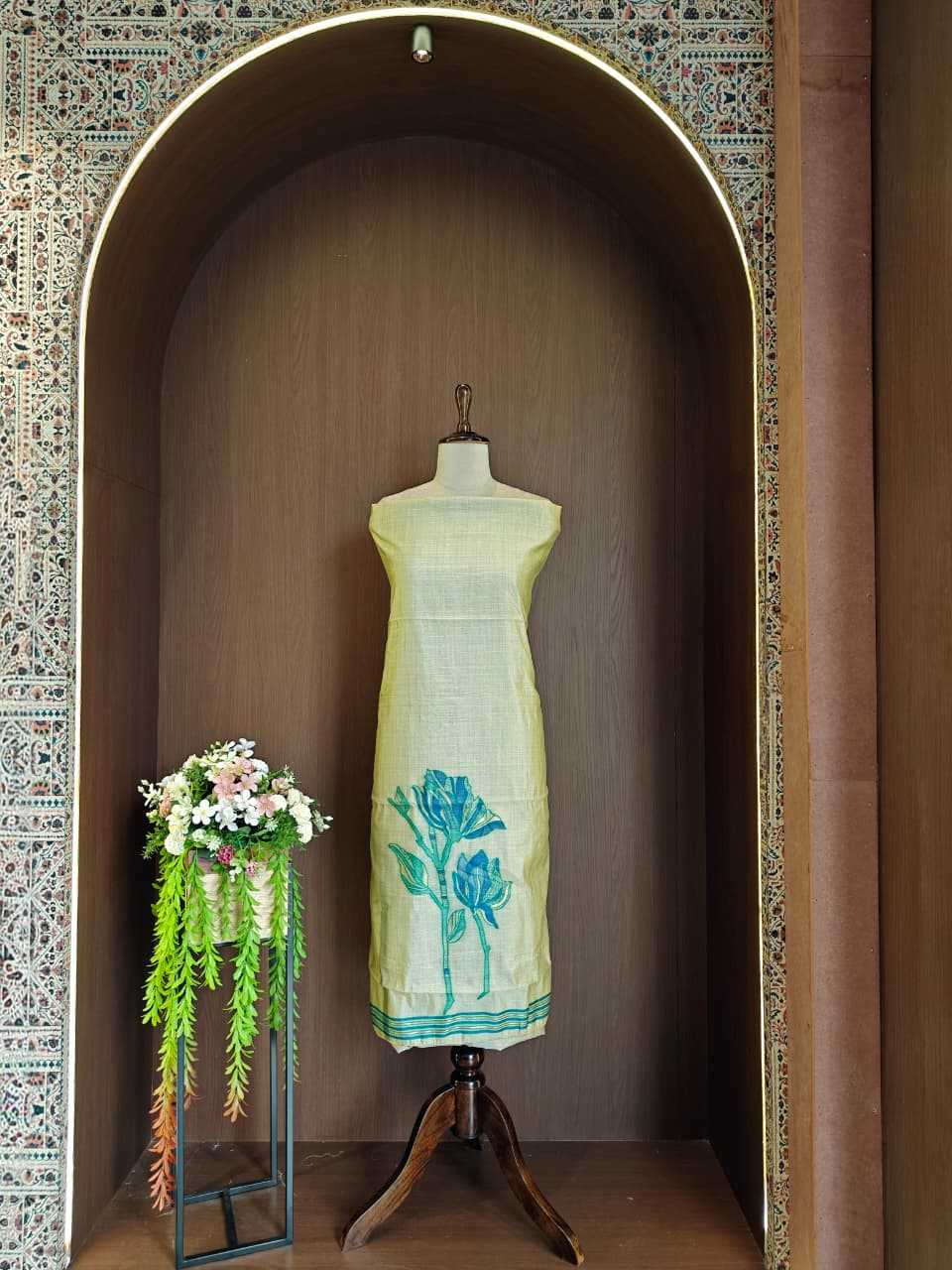 Soft Tussar Silk Party Wear Suit