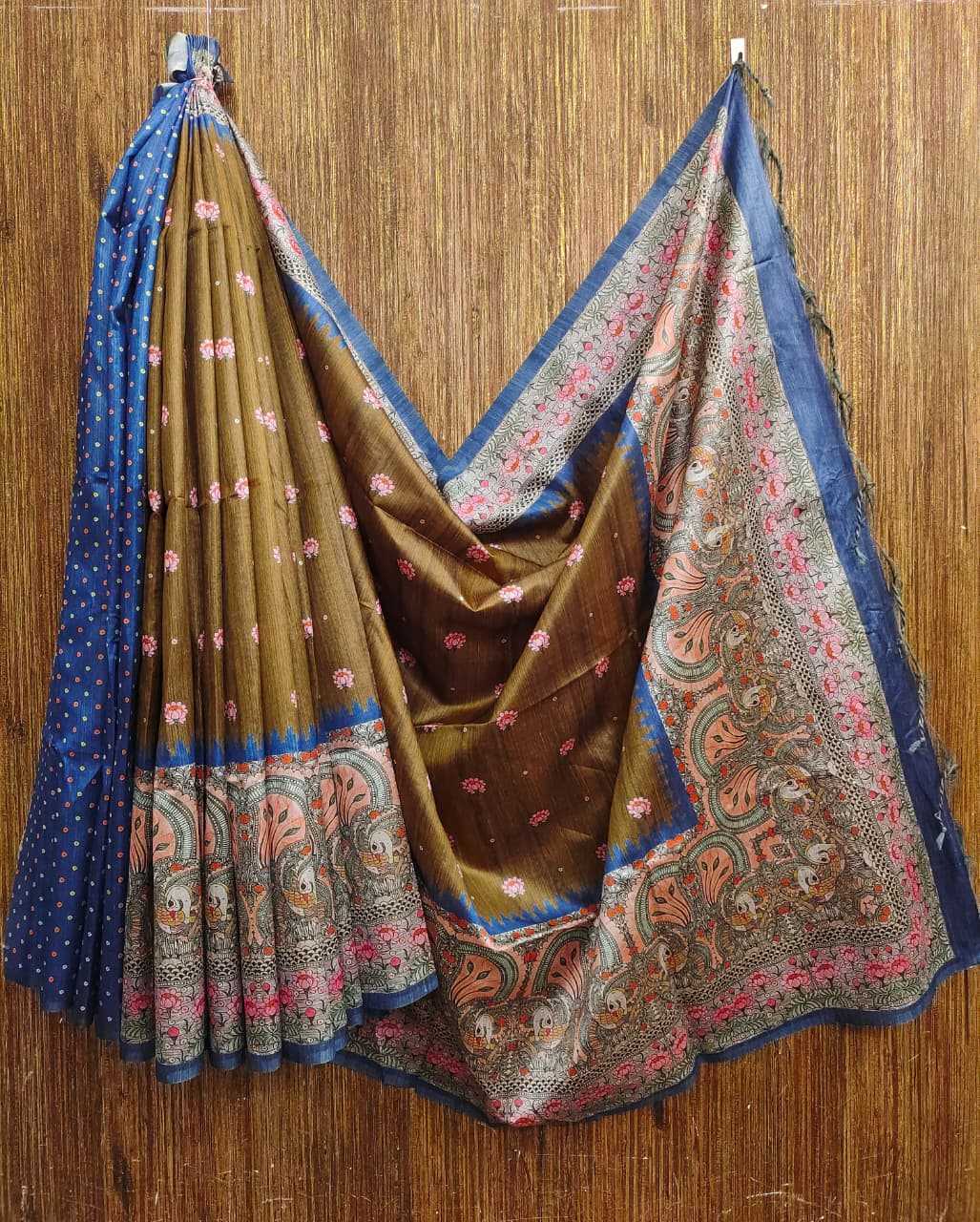 Yogita Lotus Tussar Silk Soft Saree