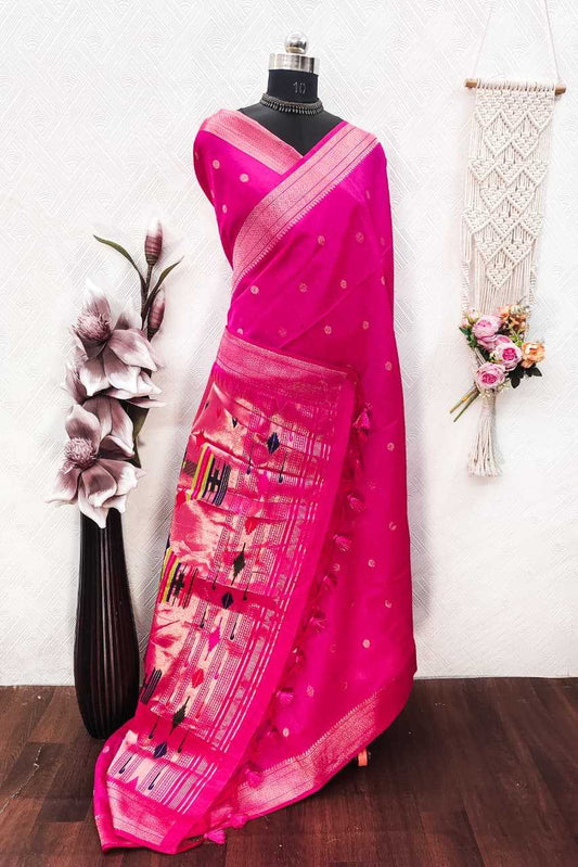 Zinat Soft Silk Paithani Saree