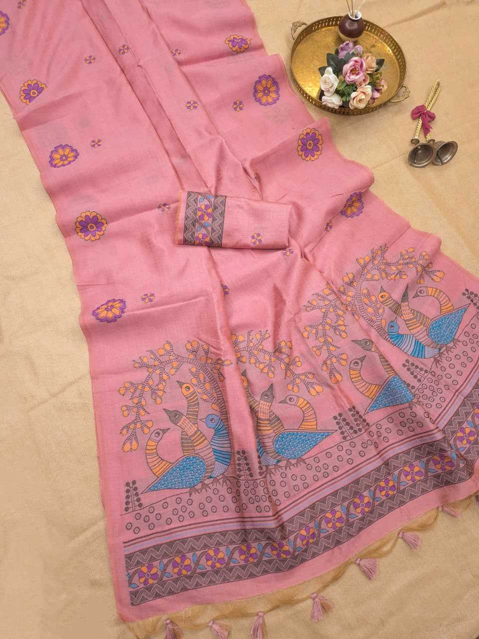 Zoya Silk Linen Designer Saree