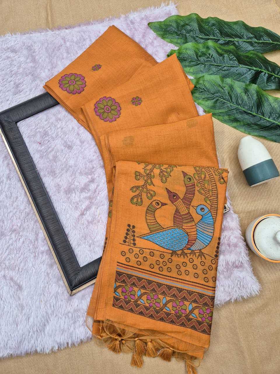 Zoya Silk Linen Designer Saree