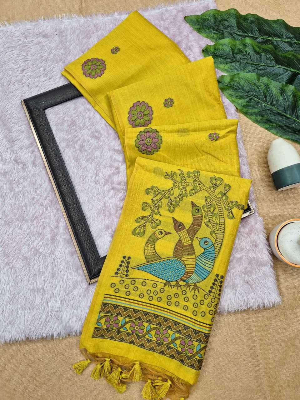 Zoya Silk Linen Designer Saree