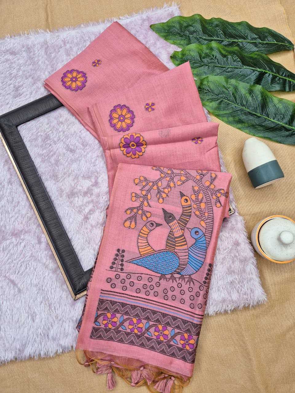 Zoya Silk Linen Designer Saree