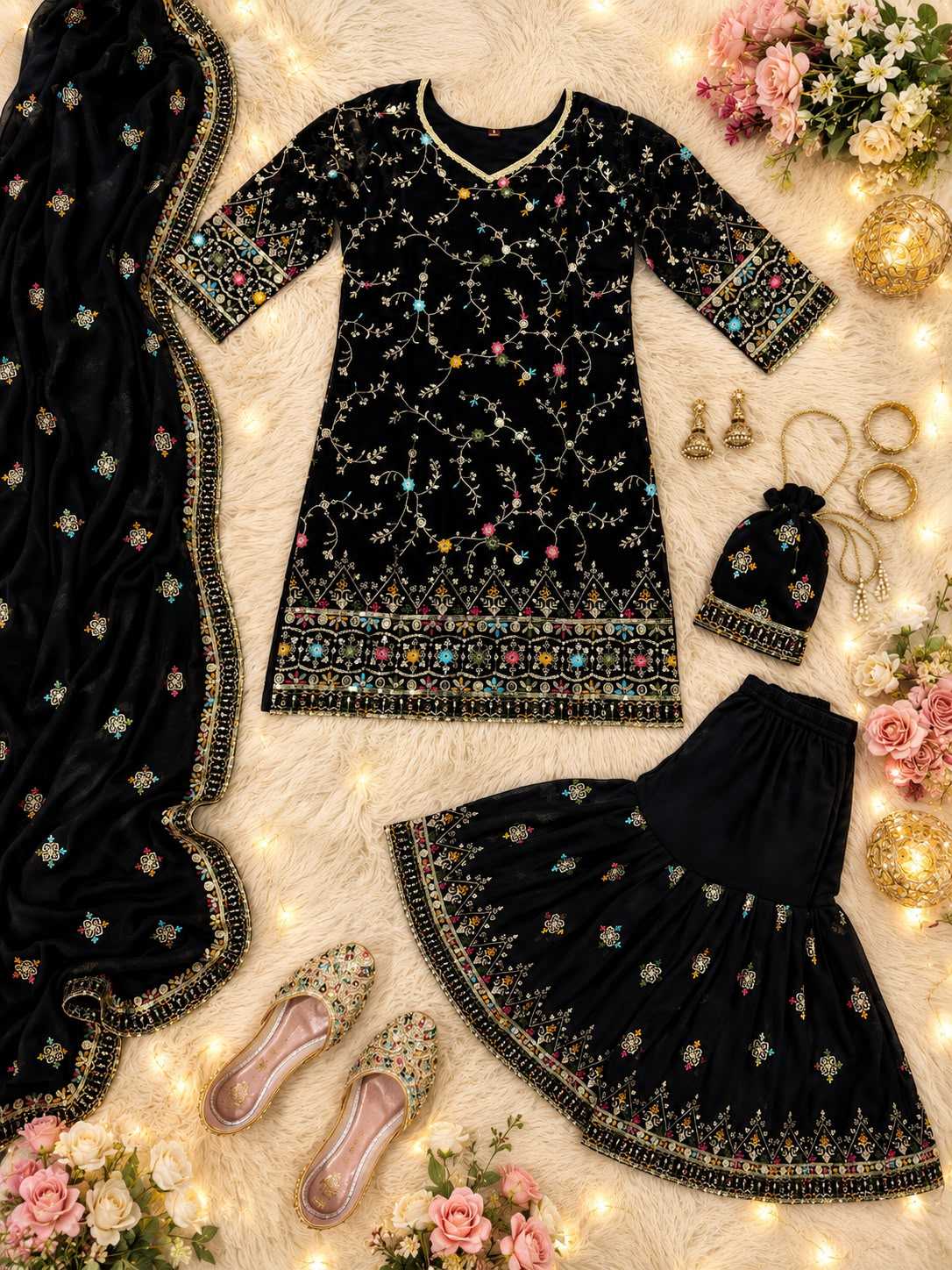 Faux Georgette Kurti
