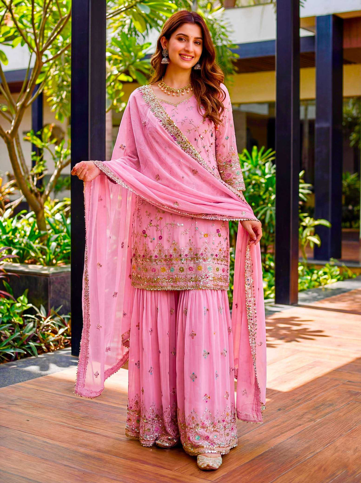 Faux Georgette Kurti