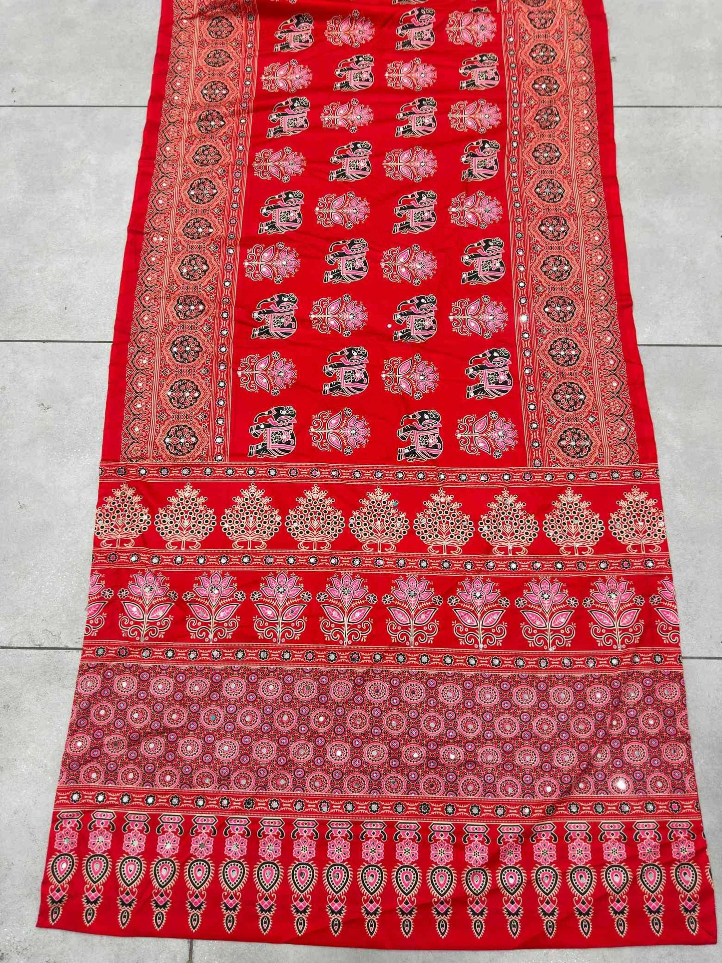 Printed Silk Saree
