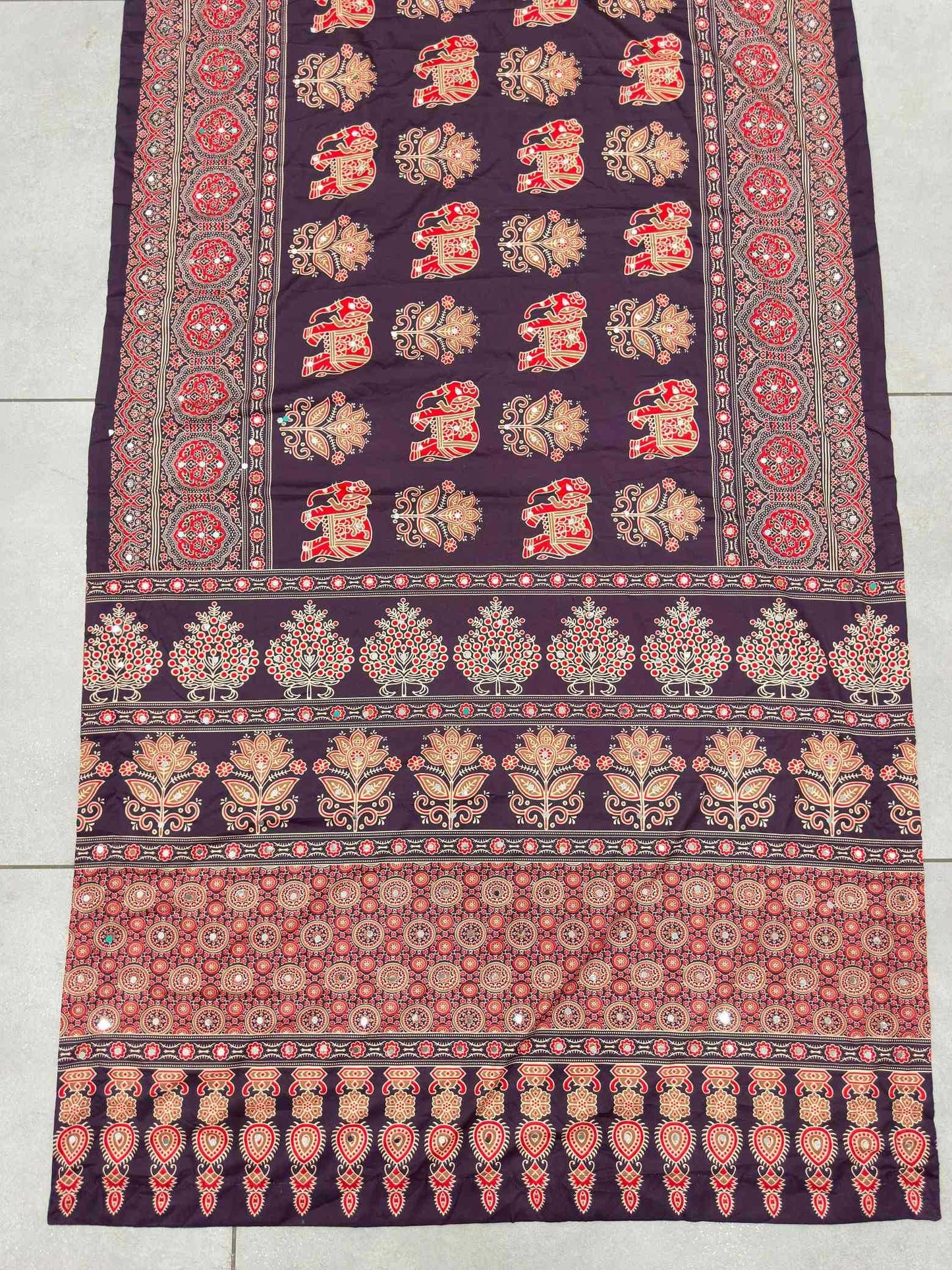 Printed Silk Saree