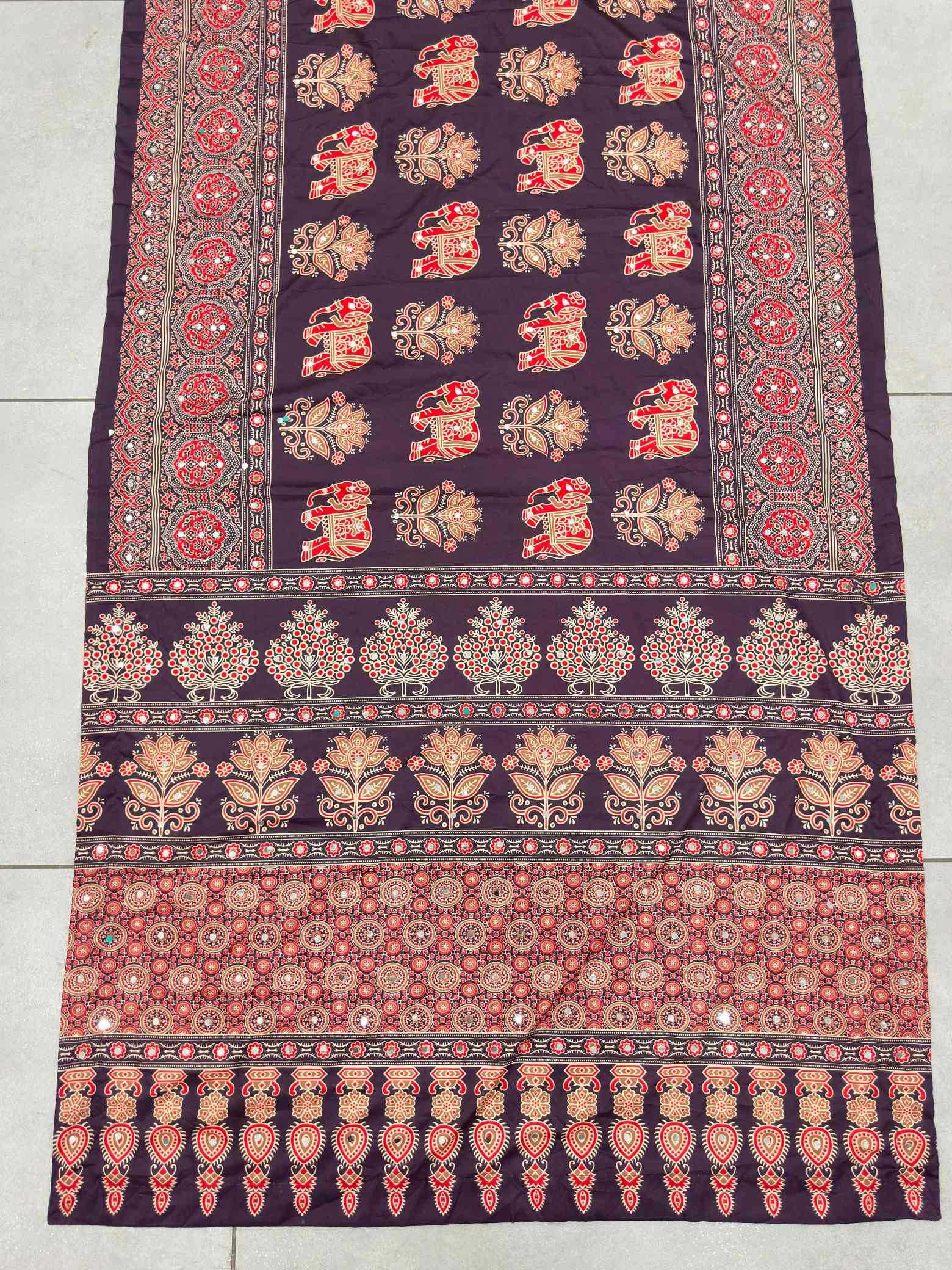 Printed Silk Saree