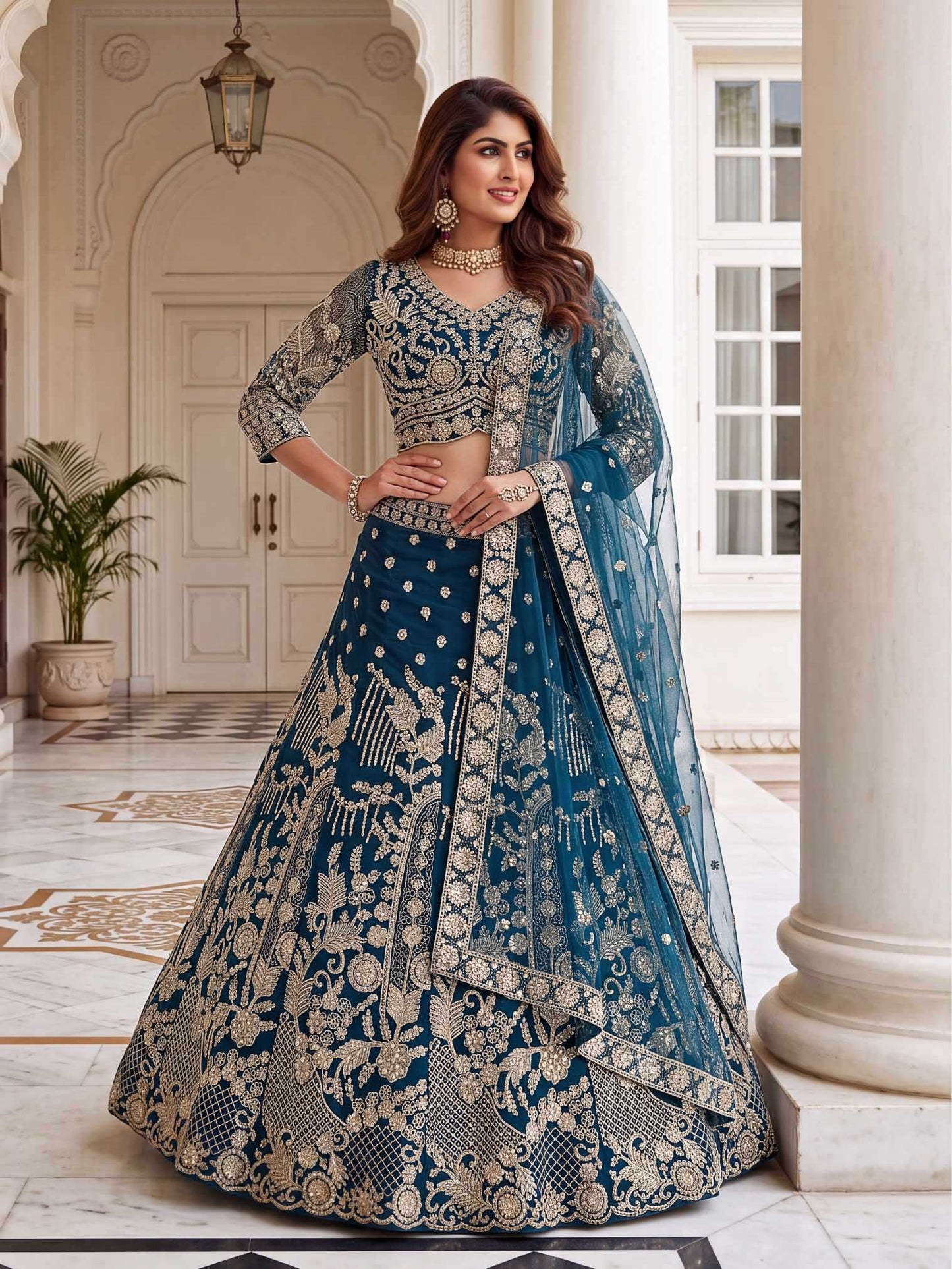 Net Fancy Lehenga