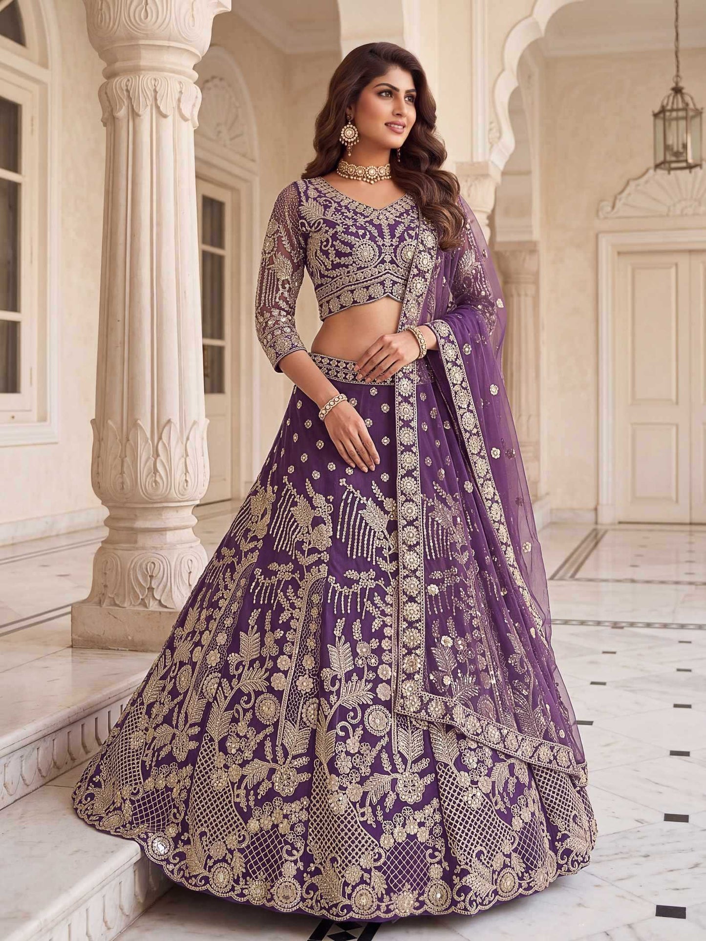 Net Fancy Lehenga