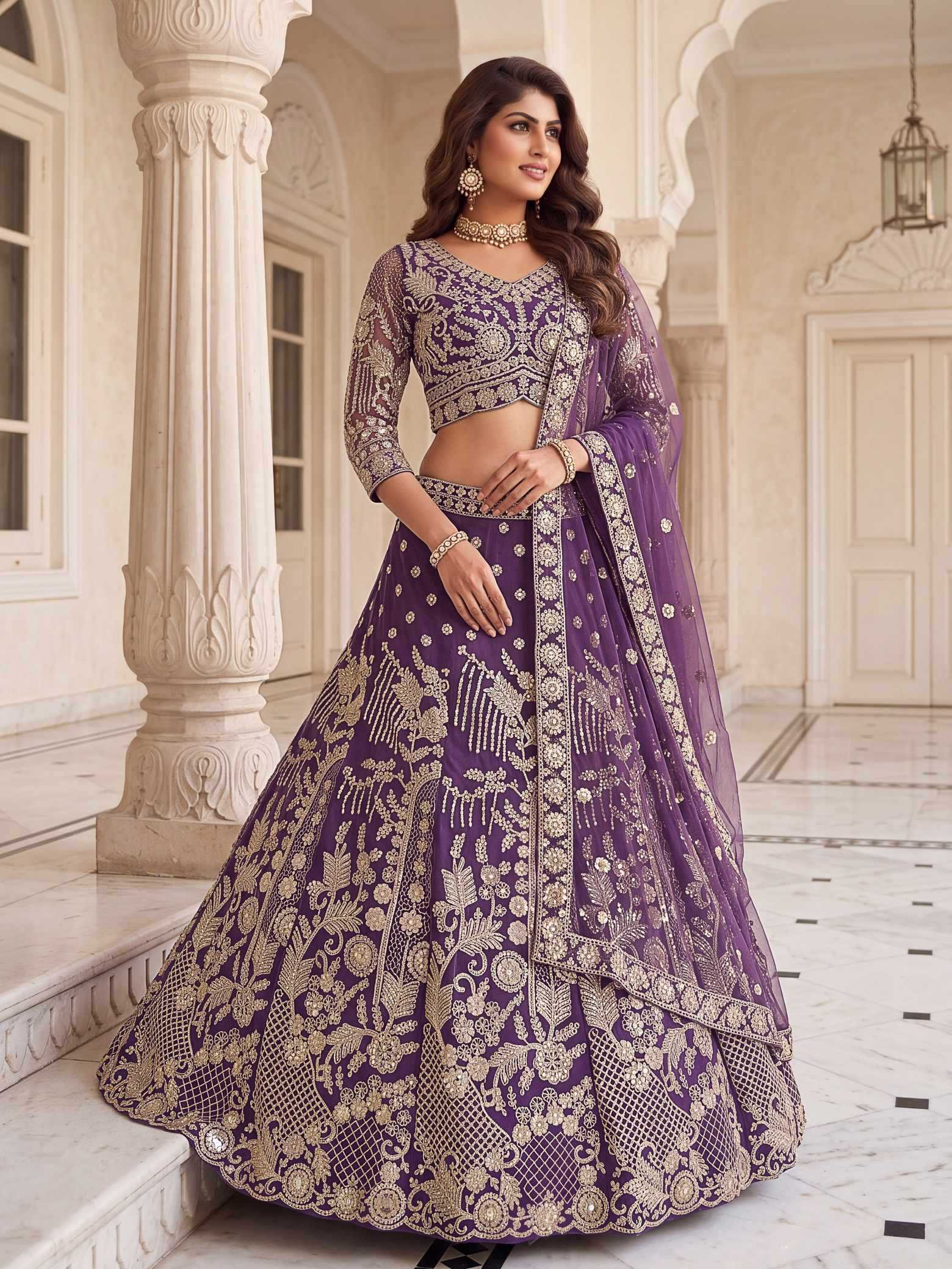 Net Fancy Lehenga