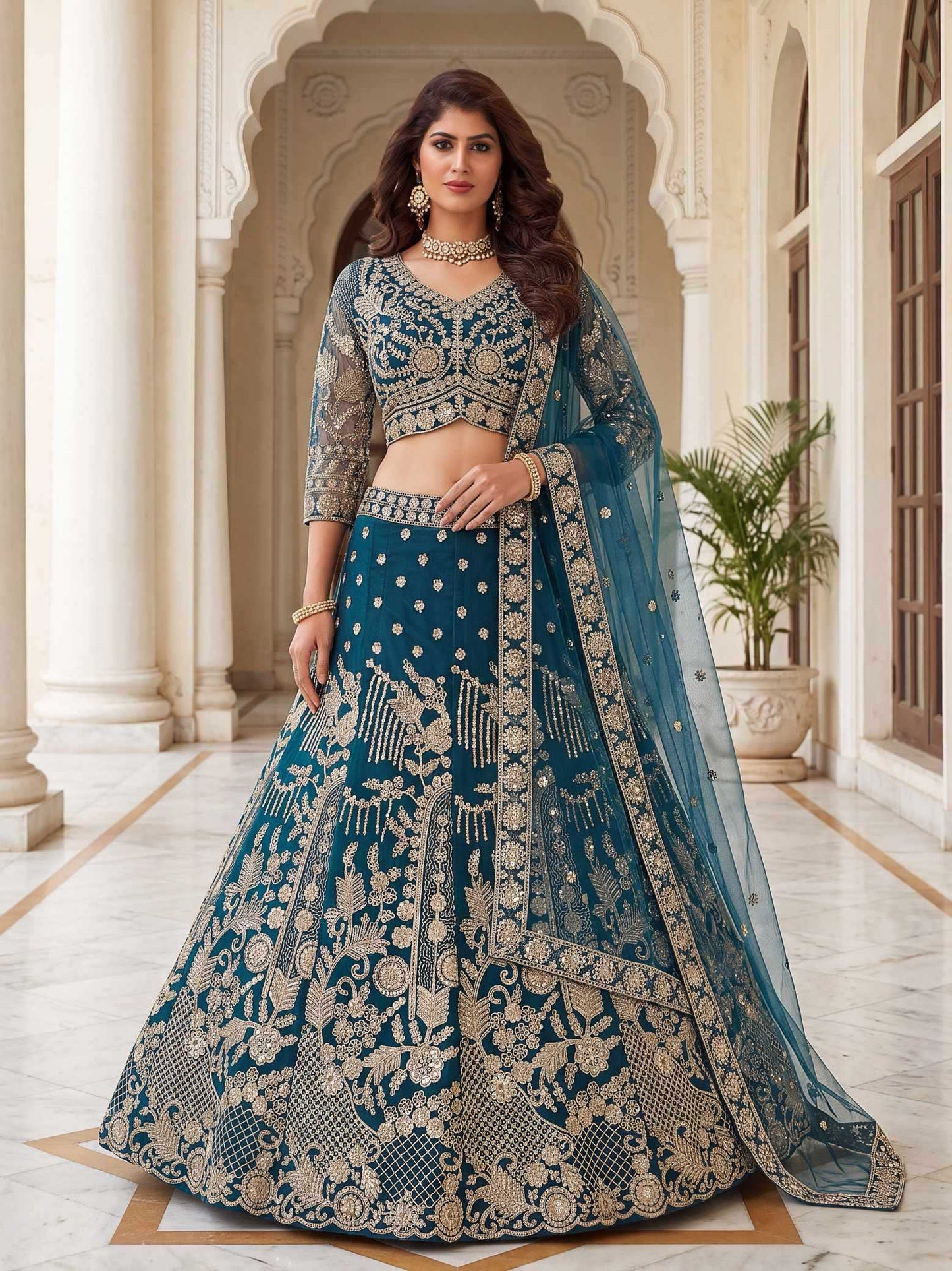 Net Fancy Lehenga