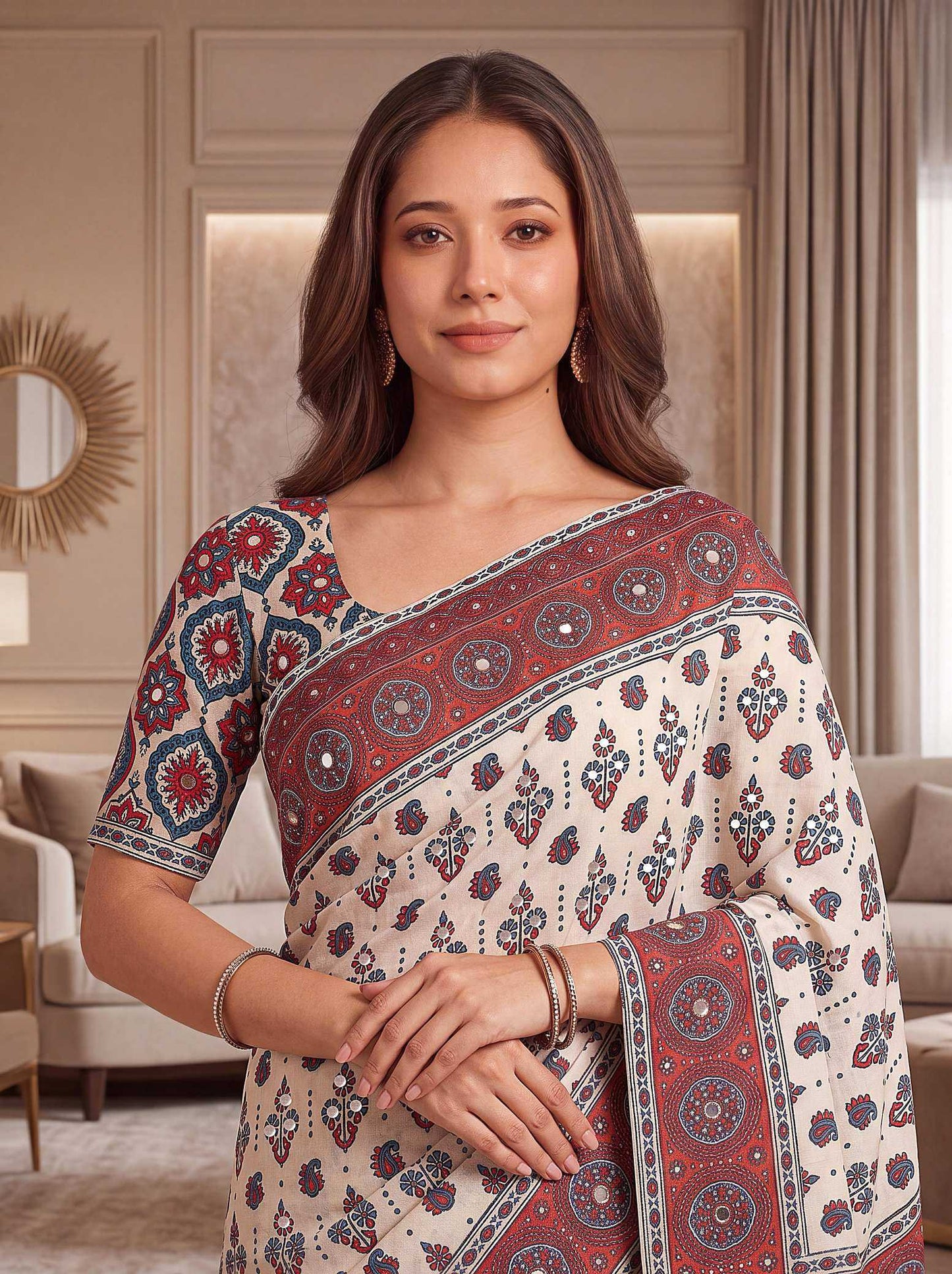 Crepe Silk Printed Saree
