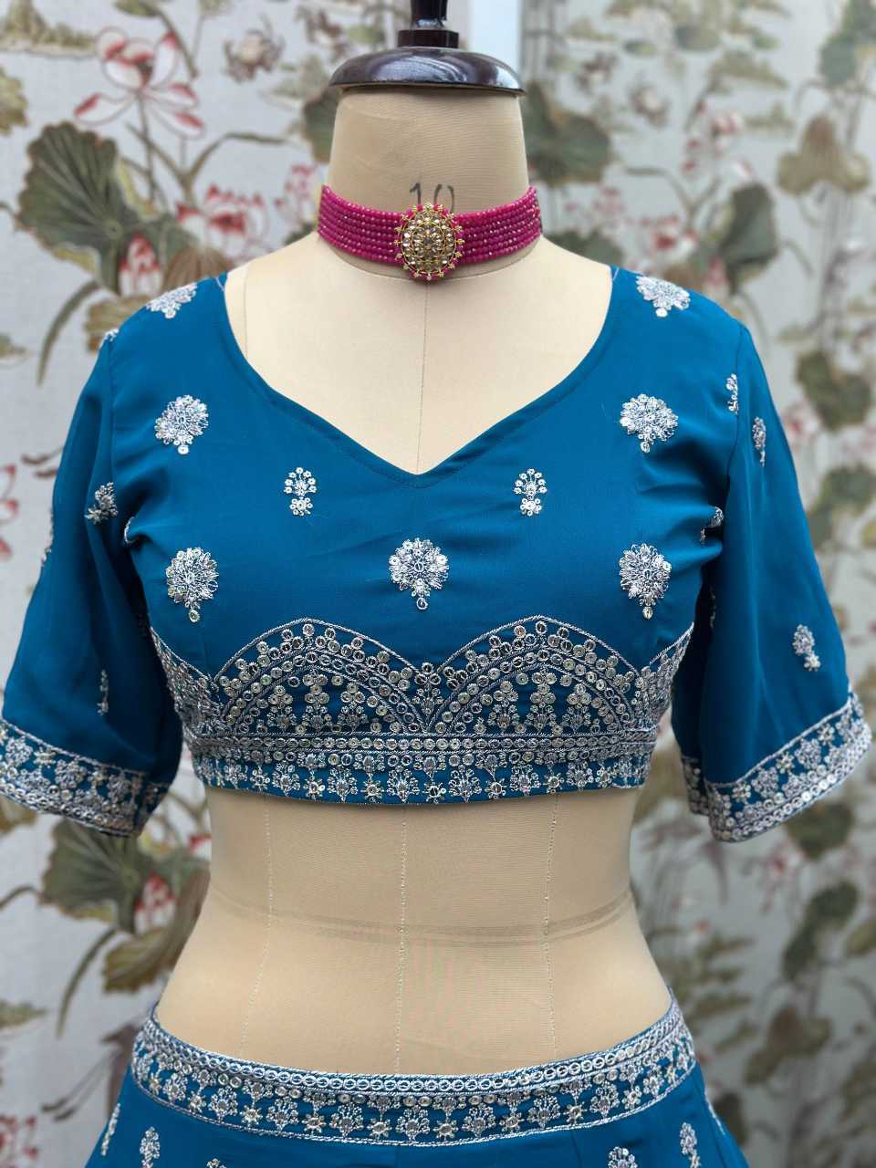 Butterfly Net Wedding Lehenga