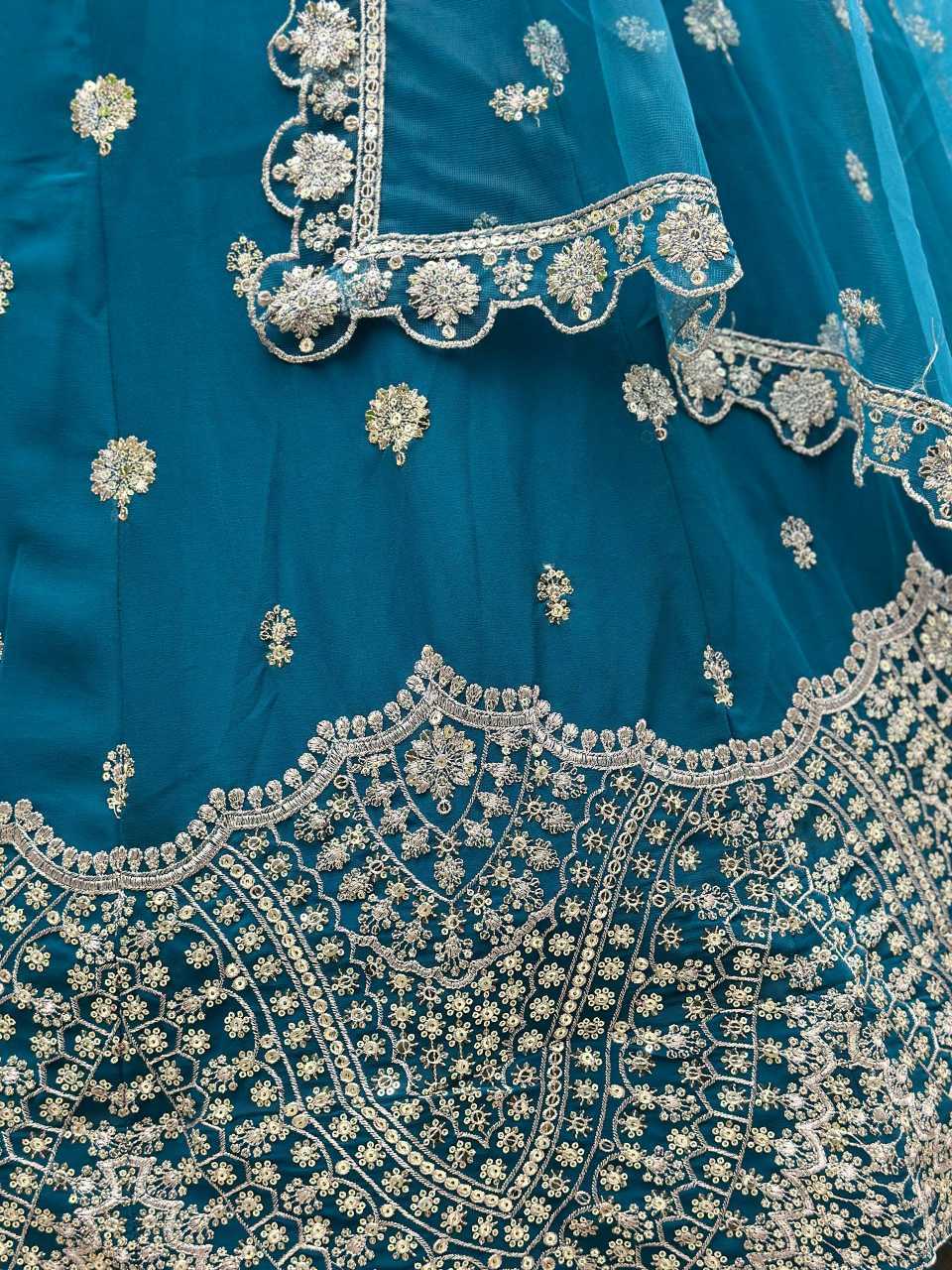 Butterfly Net Wedding Lehenga