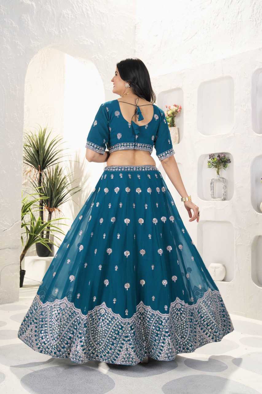 Butterfly Net Wedding Lehenga