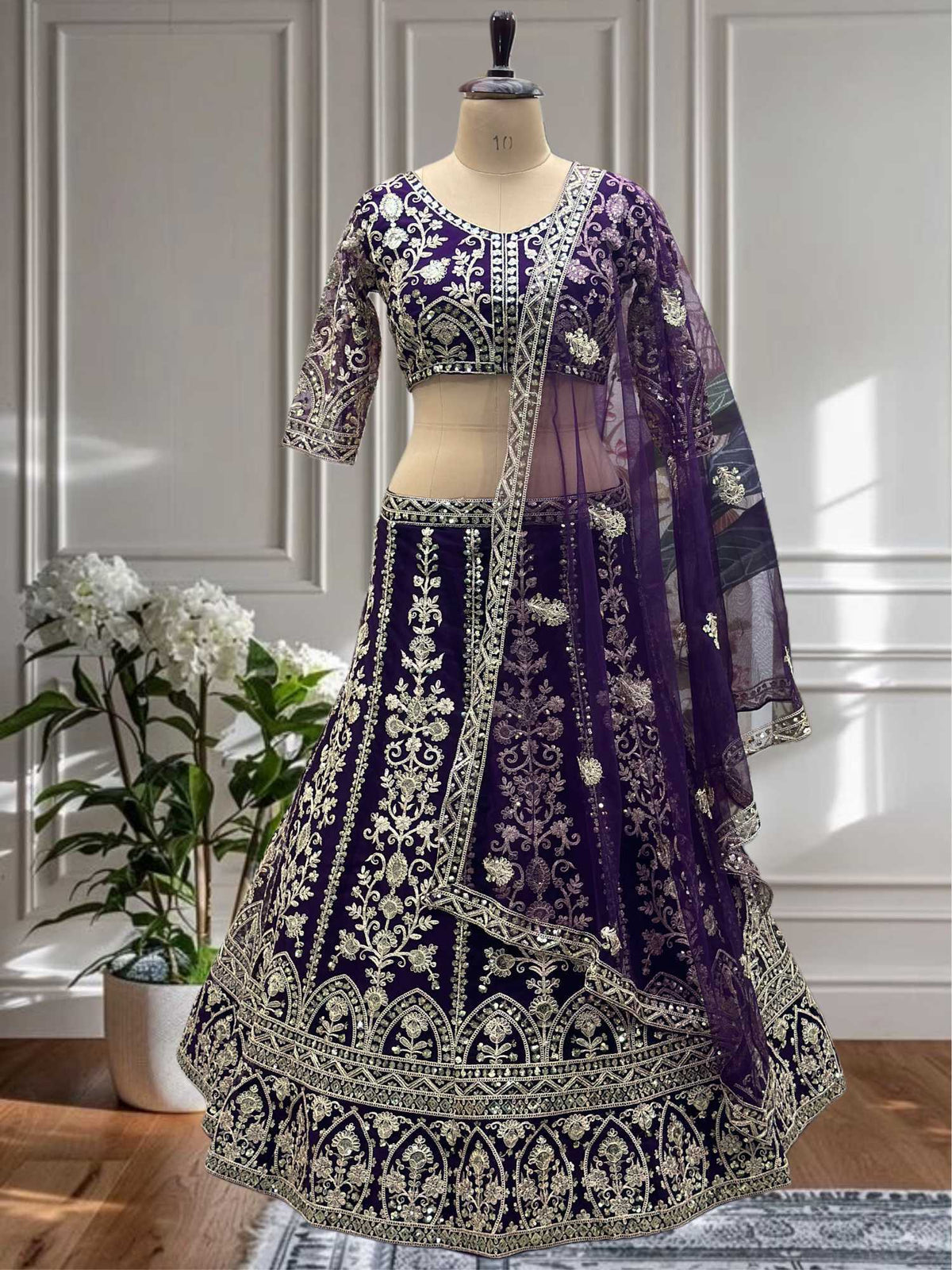 Net Designer Lehenga Choli
