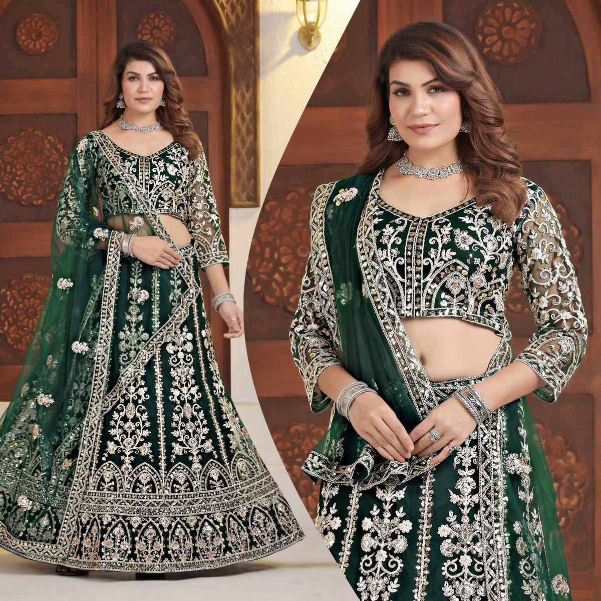 Net Designer Lehenga Choli