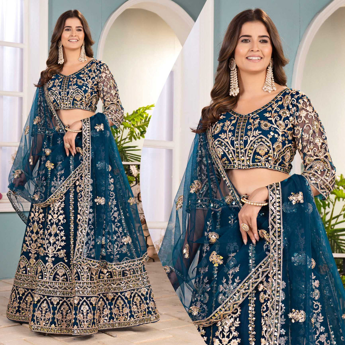 Net Designer Lehenga Choli