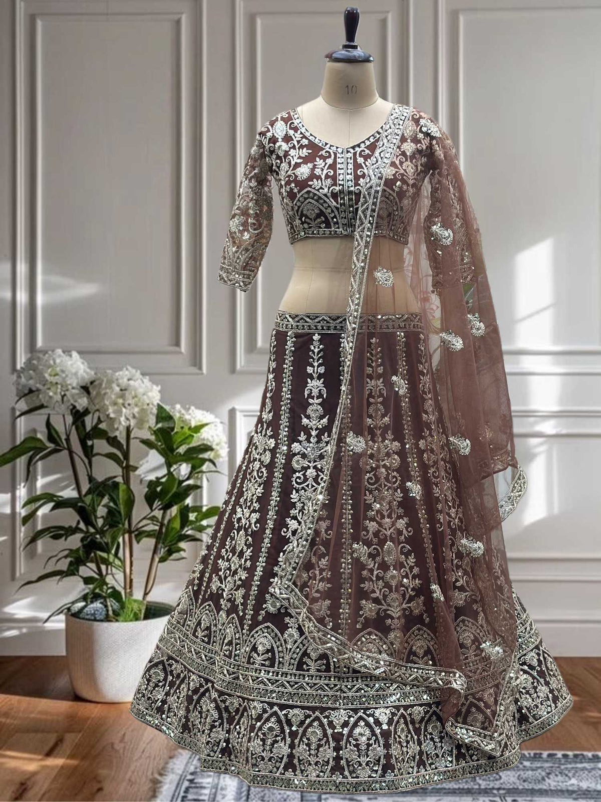 Net Designer Lehenga Choli