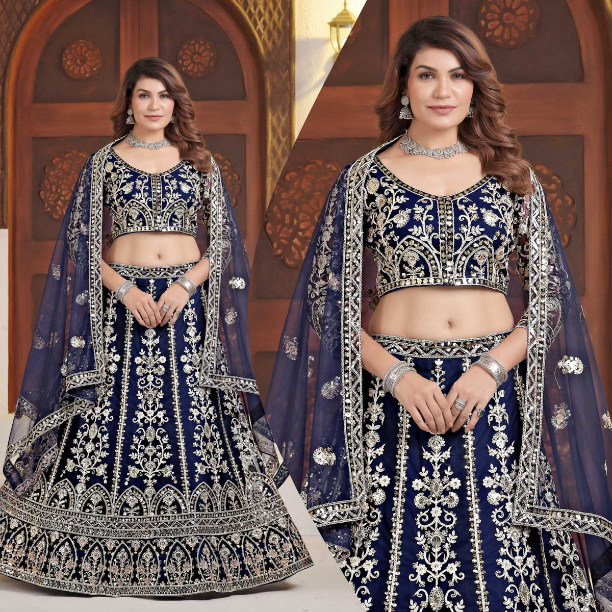 Net Designer Lehenga Choli