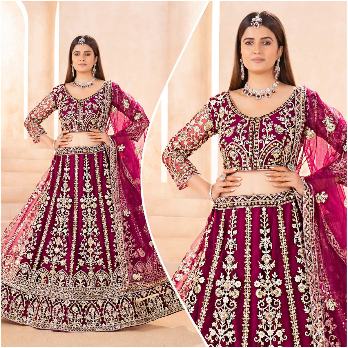 Net Designer Lehenga Choli