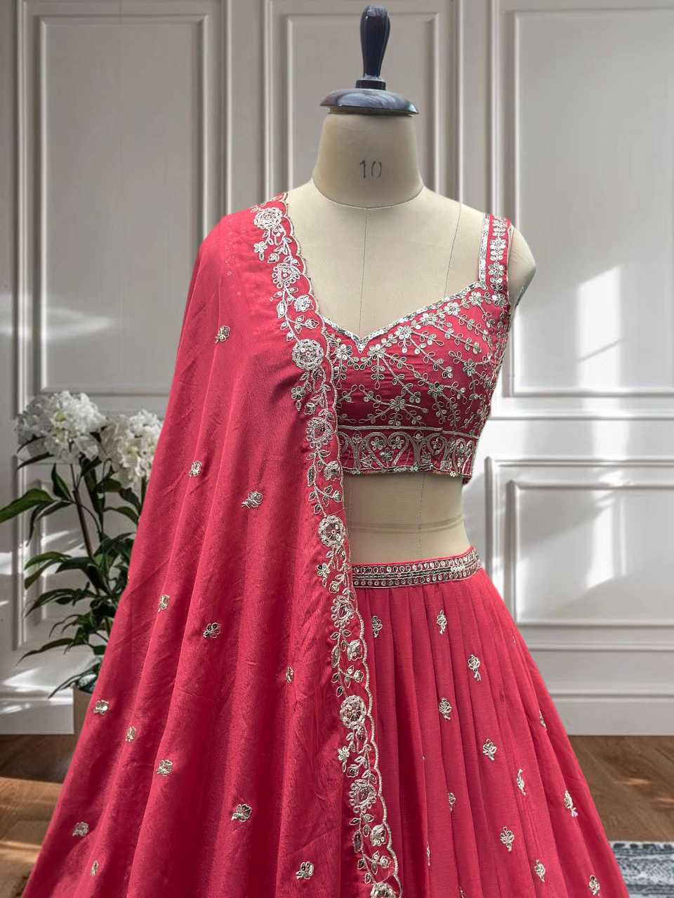 Chinon Embroidered Lehenga