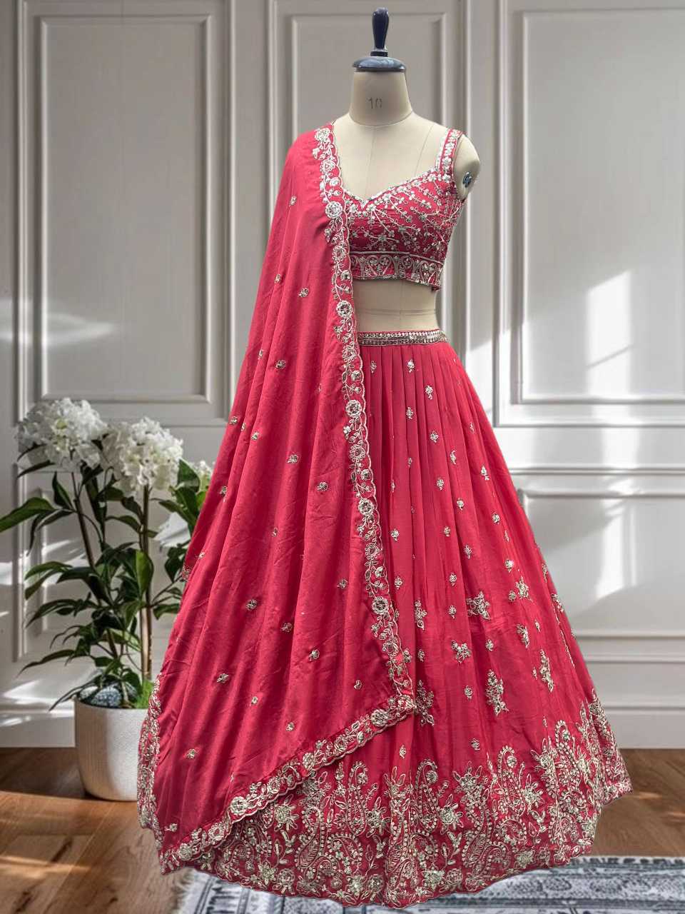 Chinon Embroidered Lehenga