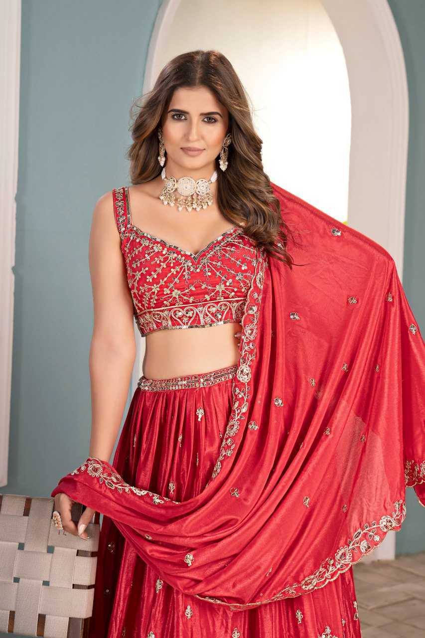 Chinon Embroidered Lehenga