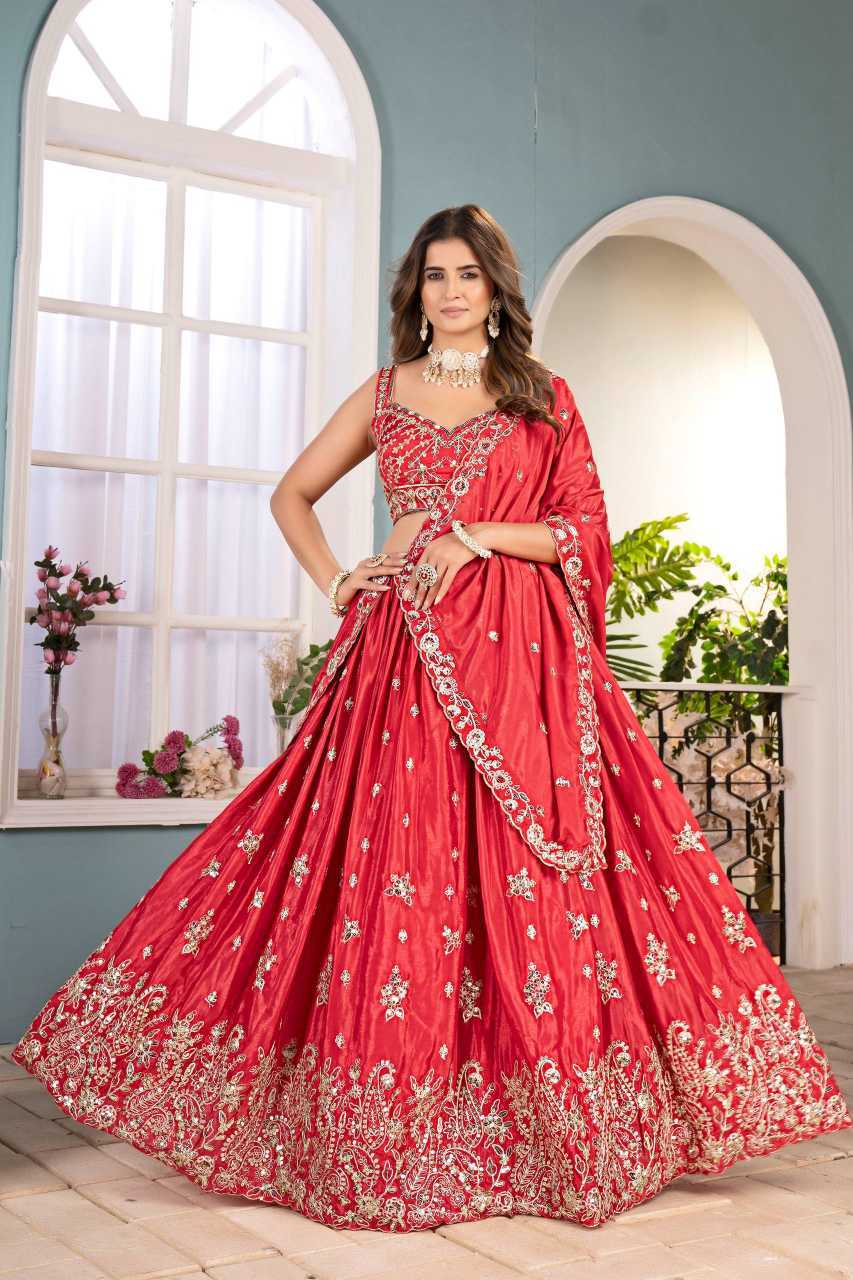 Chinon Embroidered Lehenga