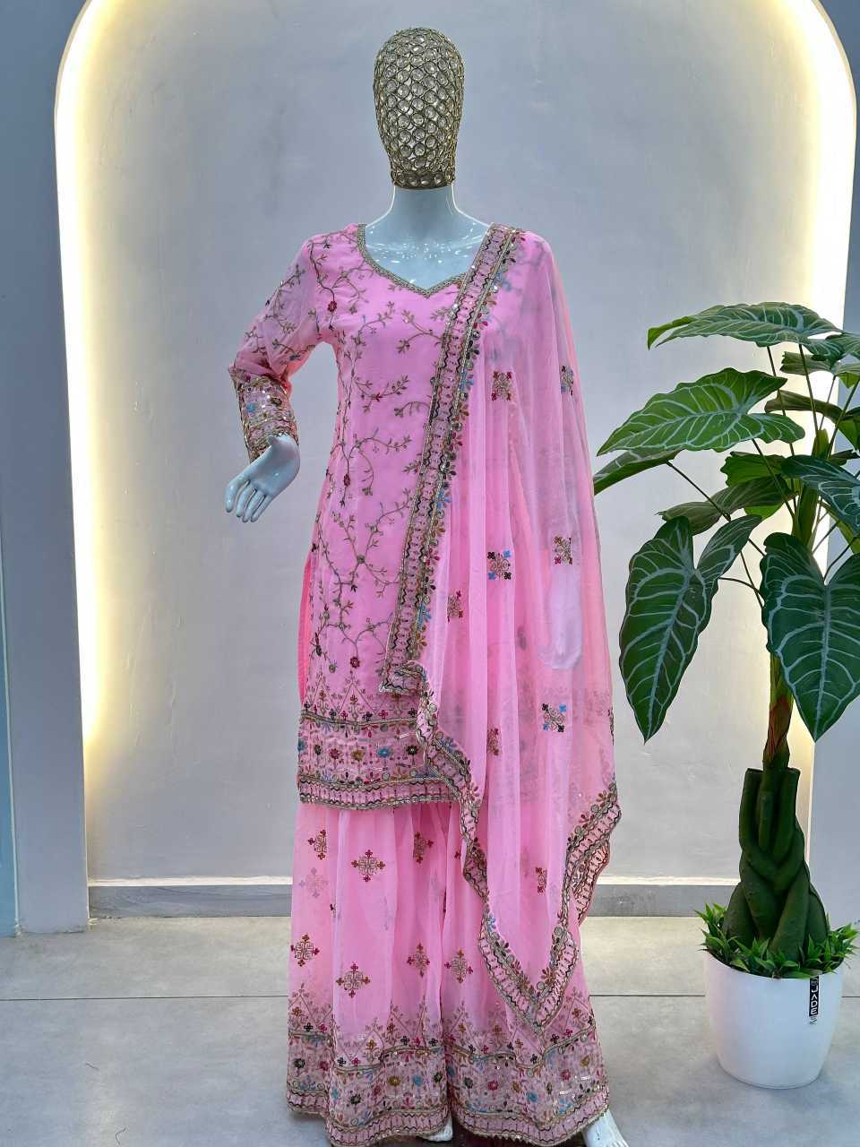 Faux Georgette Fancy Kurti